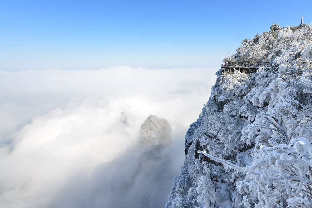 天门山雪景（组图1-5）