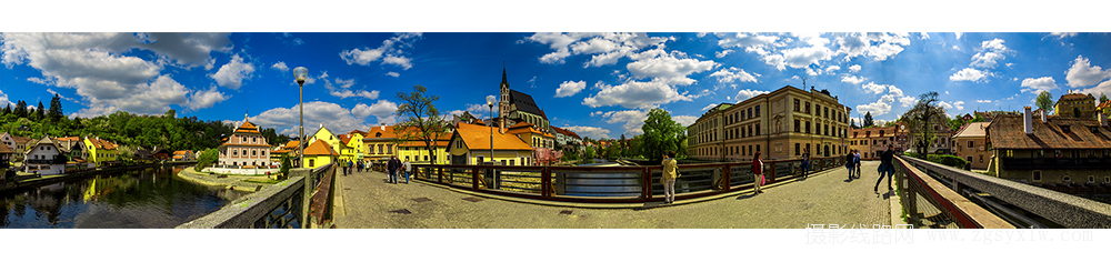 捷克-克鲁姆洛夫小镇