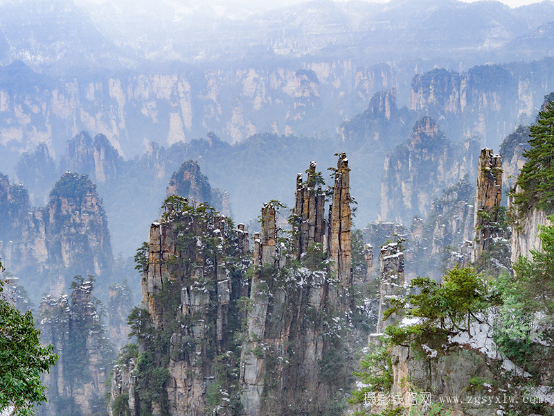 张家界天子山御笔峰