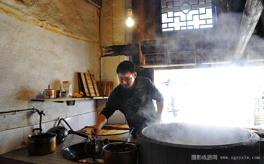 油浆豆腐小作坊