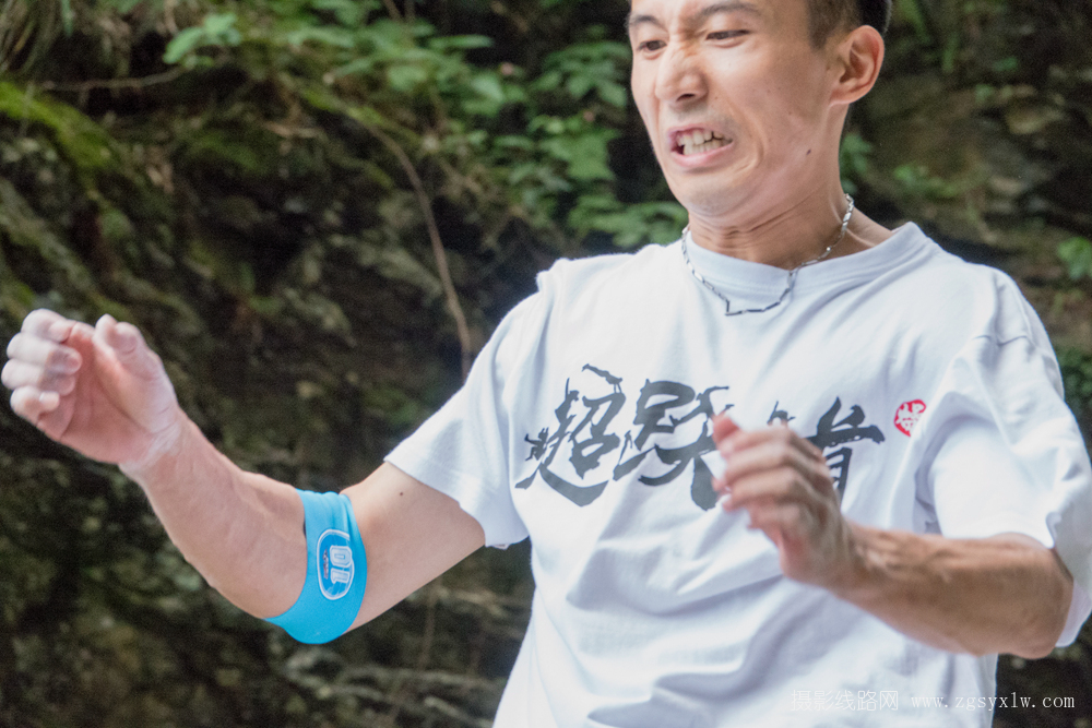 跑酷运动员的风彩