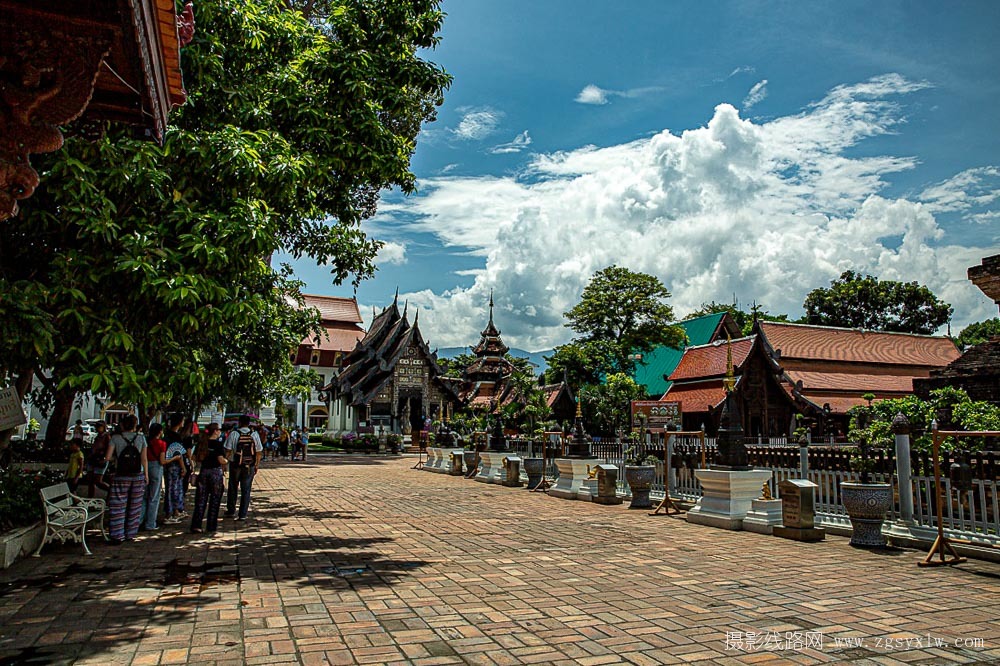 清迈（泰）契迪龙寺一角