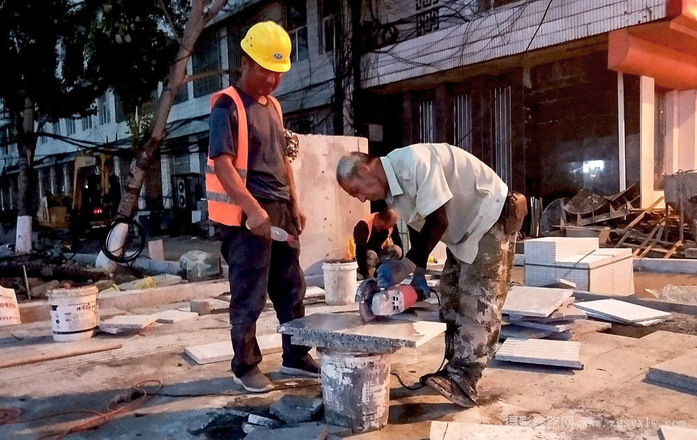 建桥工地掠影
