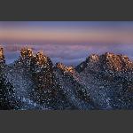 冬雪天子山