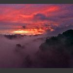 霞染天子山