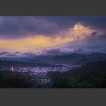 山城黄昏