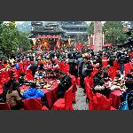 张家界千人土家小年宴