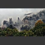 雾漫天子山