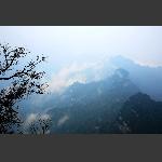 云雾中的天门山