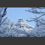天门山雪景4--远眺云梦仙顶