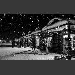 雪夜-商业街