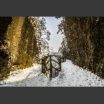 雪中鬼谷栈道