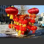 彩灯迎新年