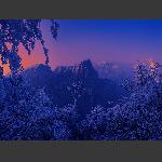 天门山雪