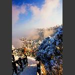 天门山赏雪