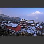 天门寺雪韵