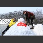 天门山赏雪