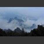 雨中天子山