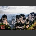 鹞子寨组照《峰林竞秀》
