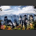 鹞子寨组照《峰林竞秀》