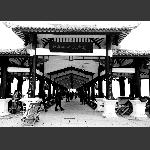 白帝城风雨廊桥