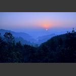 天子山曰出