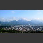 鸟瞰山城