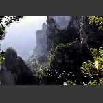 索道天山悬崖