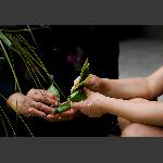 我帮奶奶包粽子（组图5）