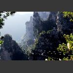索道天山悬崖