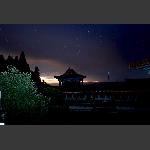 清晨天门山寺