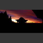 天门山寺的早晨