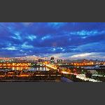城市黄昏
