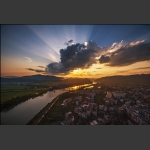 夕照小城