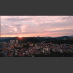 小城夕照