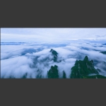 天门山云海