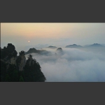 天子山日出