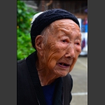 五世同堂的96岁老人彭氏