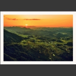 乡村夕照