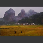 秋雨崀山