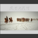 风雪大漠行