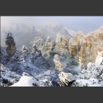 黄石寨冬雪