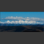 贡嘎山雪景
