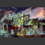 北京燕山石化夜景