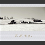 荒原雪色
