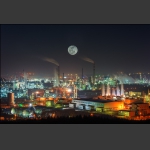 燕山石化夜景