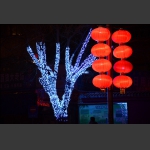 大红灯笼高高挂 张灯结彩迎新年