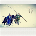 风雪大漠行