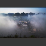 驱散云雾看溪口