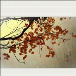 秋雨红叶